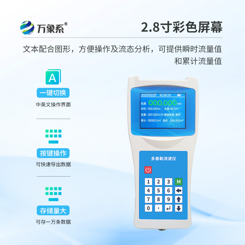 流速流量測量的好幫手,超聲波多普勒流速儀!